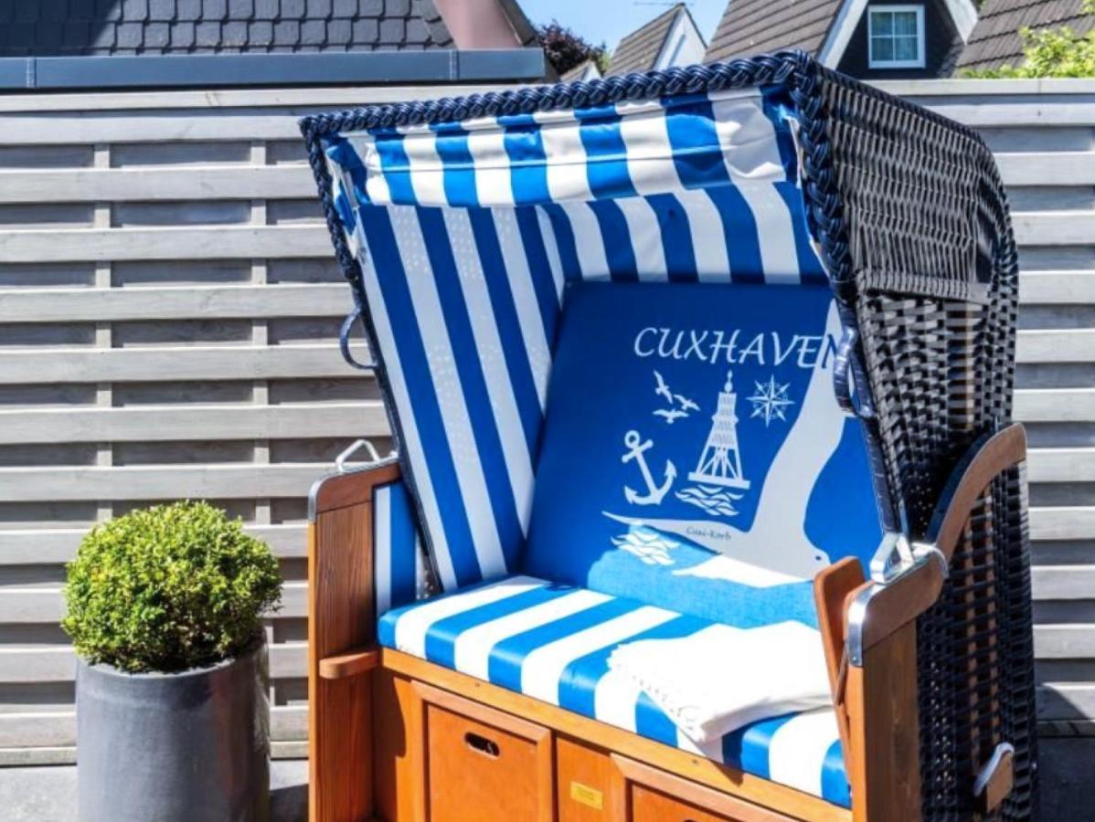 Familienfreundliches Ferienhaus In 5 Min Zum Strand Mit Terrasse Und Kostenlosem Parkplatz Cuxhaven Bagian luar foto